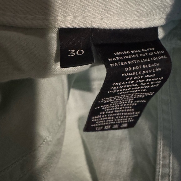 J Brand Light MINT Cropped Distressed Denim Jeans - Picture 10 of 16